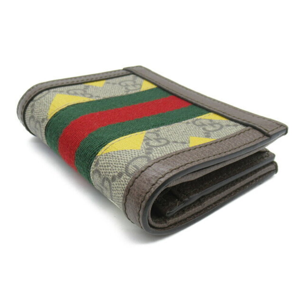 Gucci bifold wallet leather canvas multicolor - Picture 4 of 8